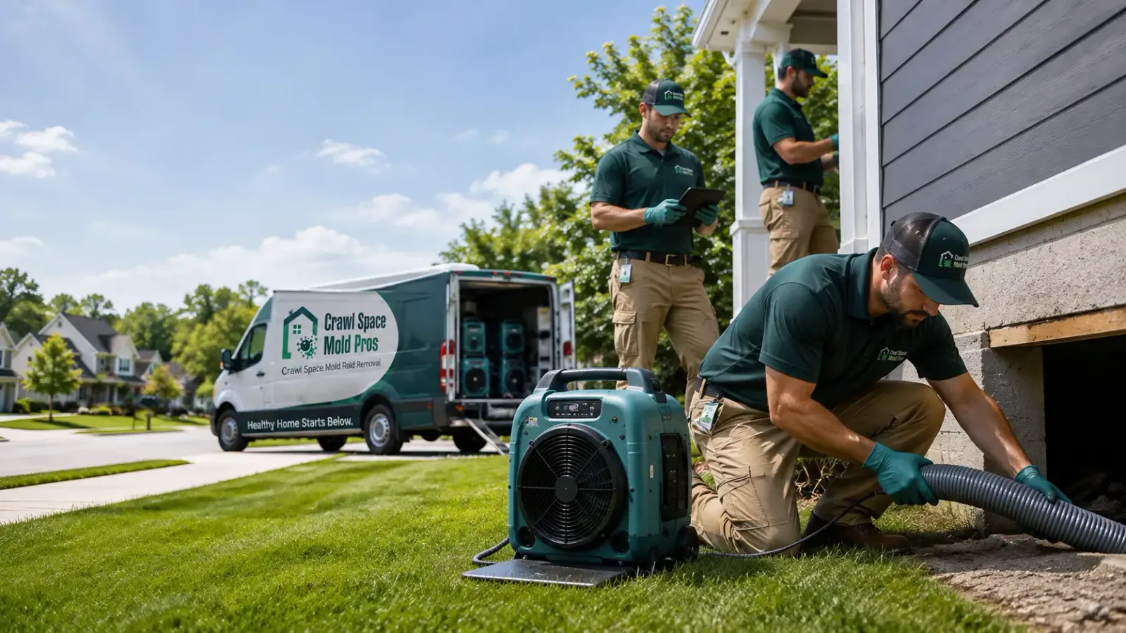Crawl Space Mold Removal in Lowell, OR